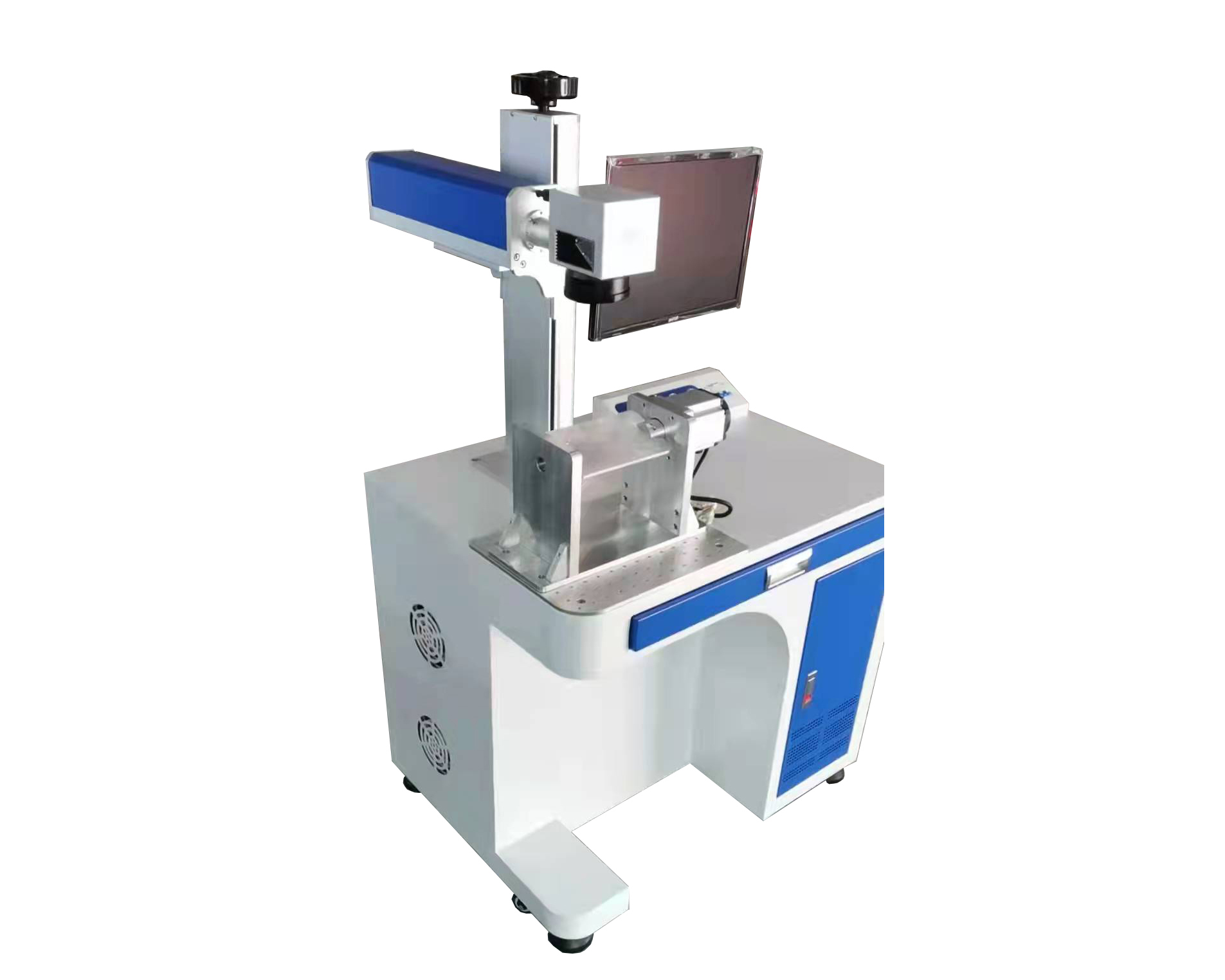 30W 3D rotary Fiber Laser Marking Machine